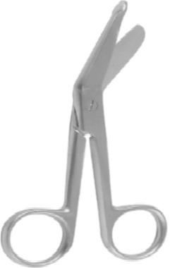 Ножиці ЛІСТЕРА (LISTER) для перев’язувальних матеріалів, 18,5 см (cm)